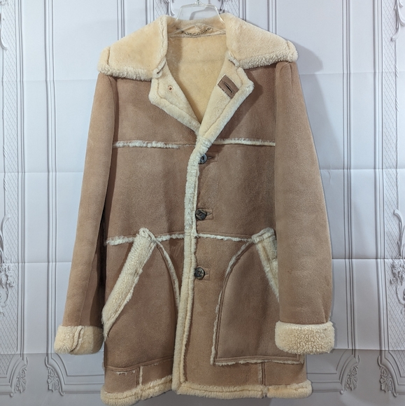 Vintage Jackets & Coats Vintage Shearling Sheepskin Coat Lakeland